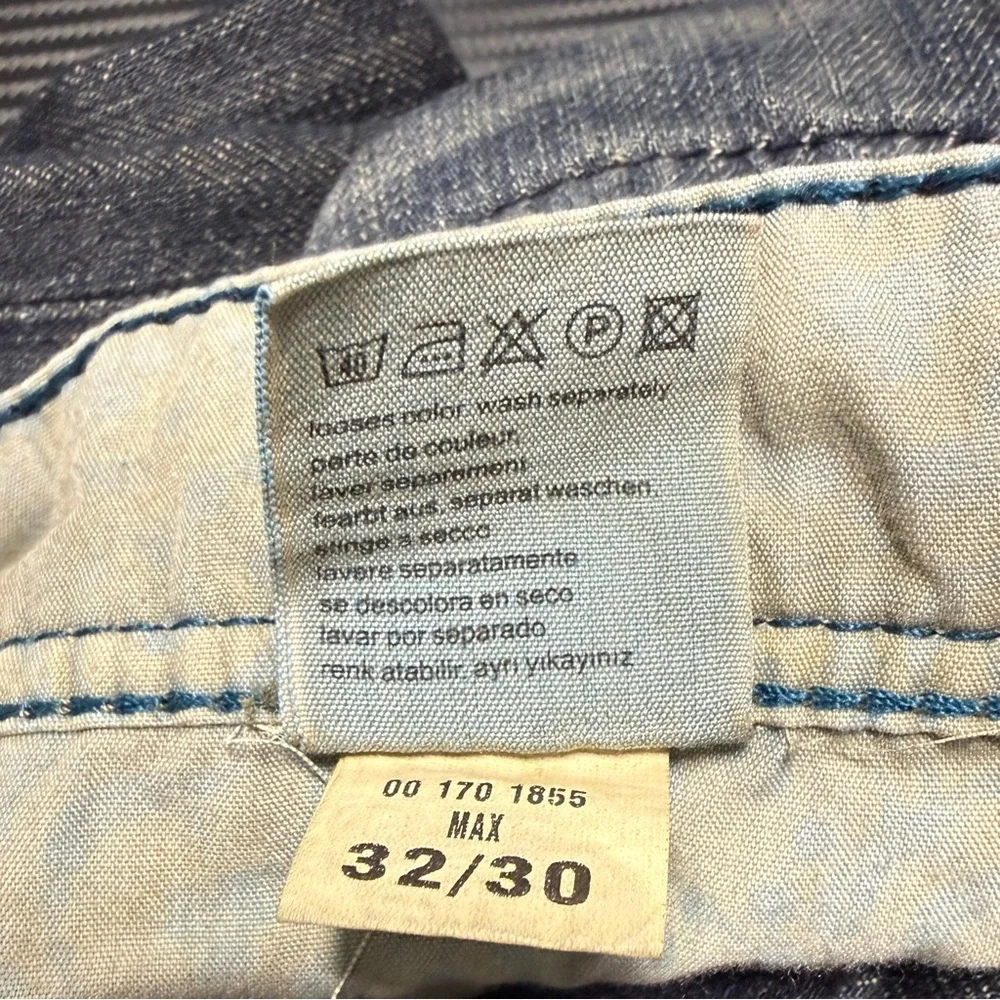 ✨ Mavi “Max” Straight Leg Jeans 32x30 Dark Wash | 100% Cotton | Made in Turkey - Picture 13 of 15